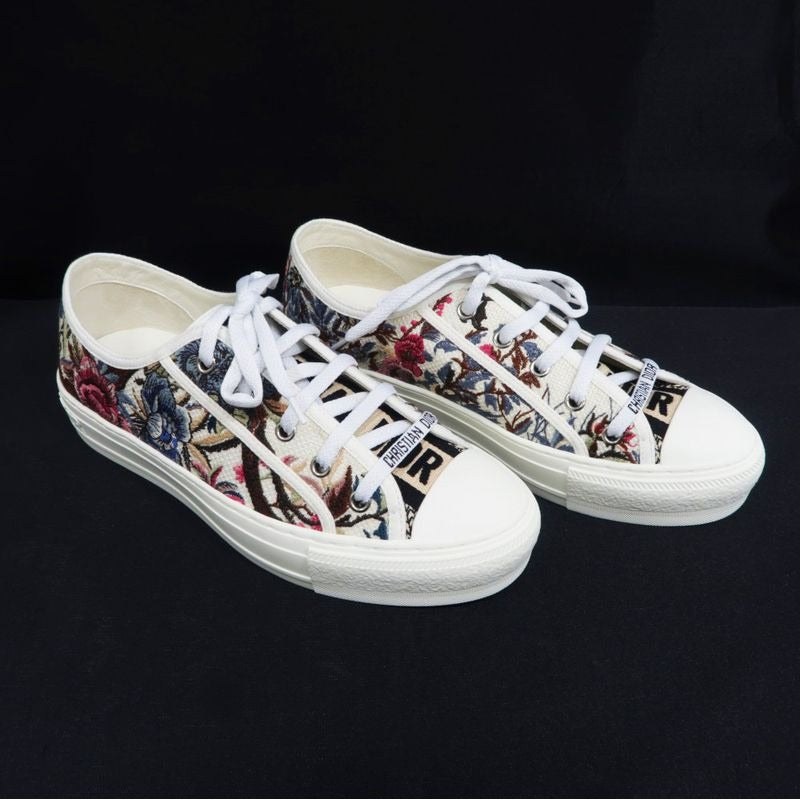 Dior Floral Embroidery Sneakers Size 38 Apparel Shoes — view 2