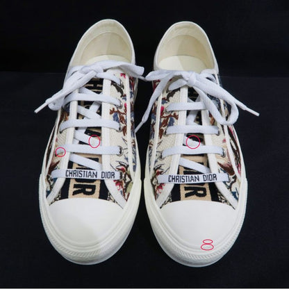 Dior Floral Embroidery Sneakers Size 38 Apparel Shoes — view 3