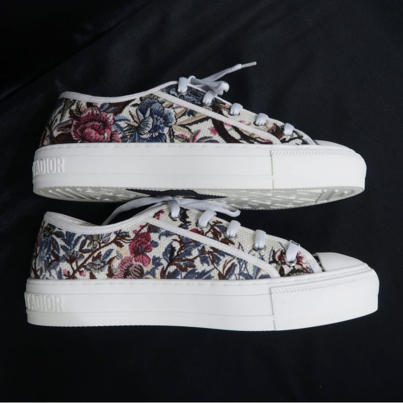 Dior Floral Embroidery Sneakers Size 38 Apparel Shoes — view 5