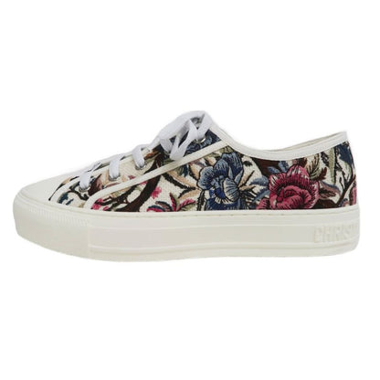 Dior Floral Embroidery Sneakers Size 38 Apparel Shoes