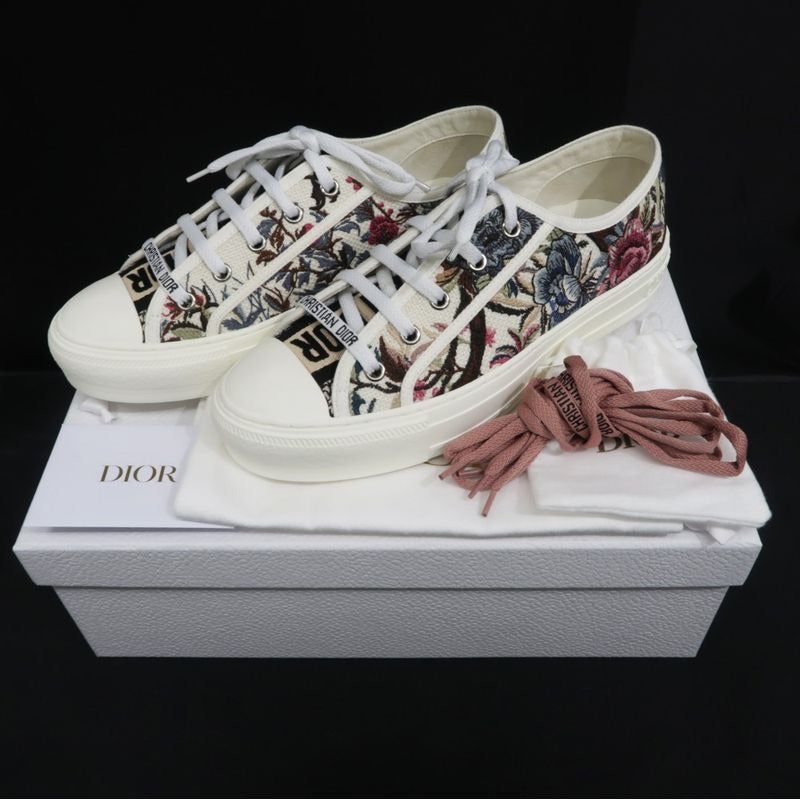 Dior Floral Embroidery Sneakers Size 38 Apparel Shoes — view 10