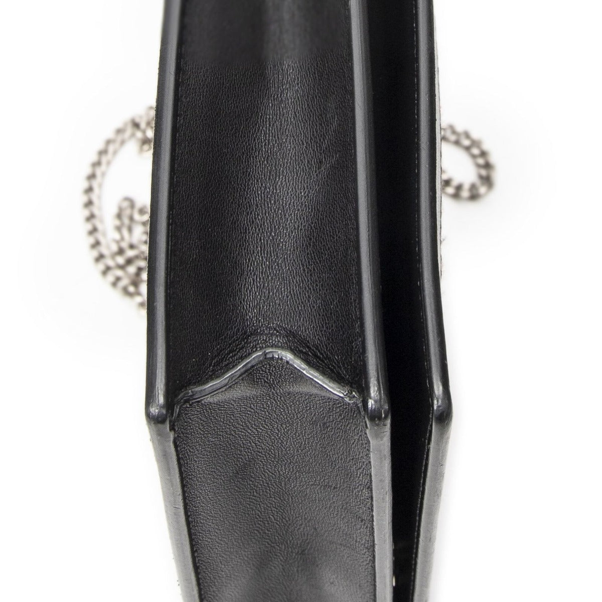 Celine Frame Evening Clutch Black Red Tweed — view 7