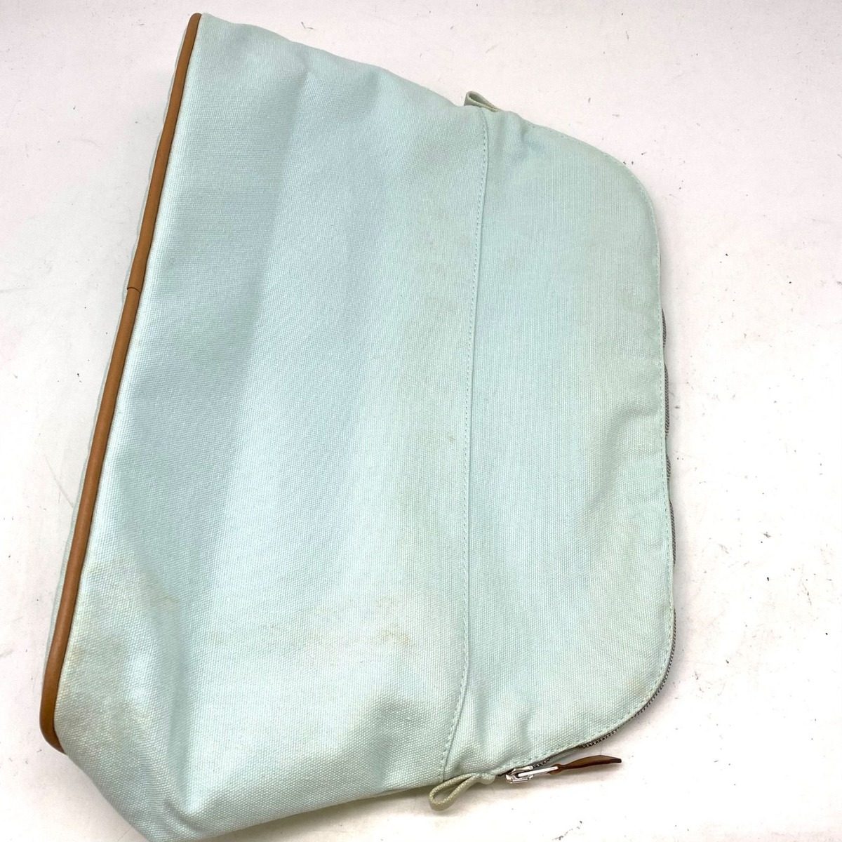 Hermes Polydo Pouch GM Blue Travel Mother's — view 16