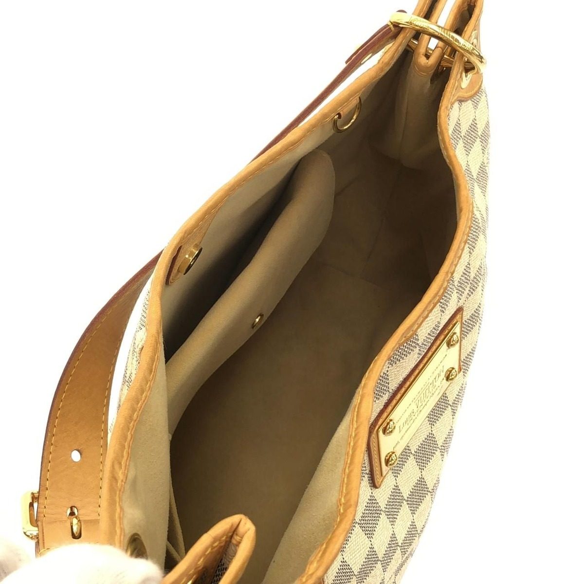Louis Vuitton Damier Azur Galleria PM Shoulder Bag — view 9