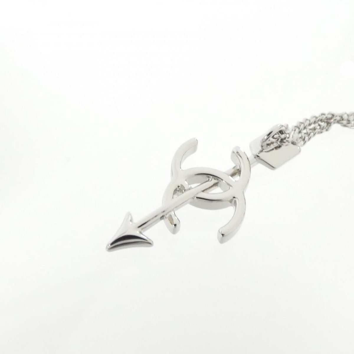 Chanel Necklace Silver — view 3
