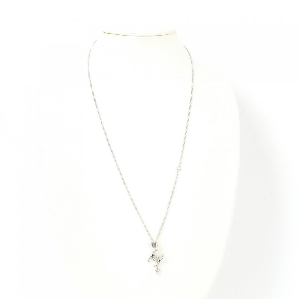 Chanel Necklace Silver — view 5