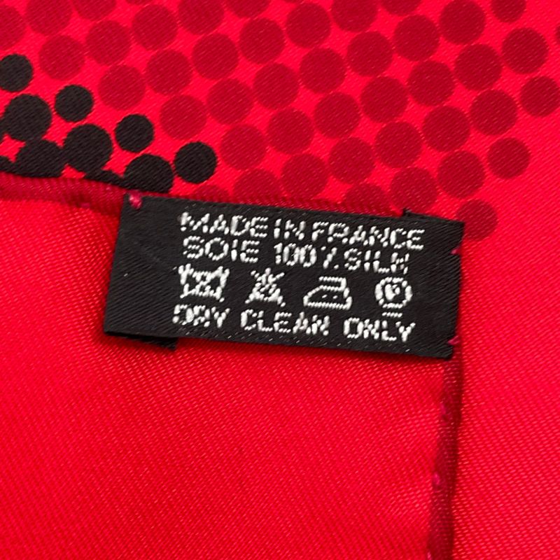 Hermes Carre 90 Josephine Dance Scarf Red Silk