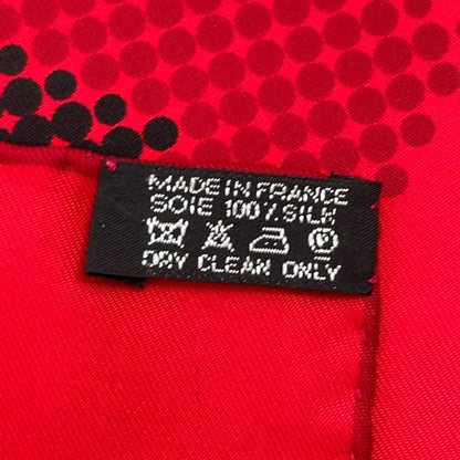 Hermes Carre 90 Josephine Dance Scarf Red Silk