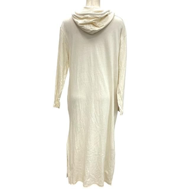 Loewe Dress Long Dress Long Sleeves Hooded Cotton Silk Wool Acrylic Fiber Cream