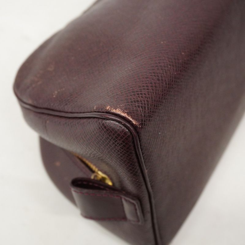 Louis Vuitton Clutch Bag Taiga Trousse Toilette PM M30226 Acajou - Men's