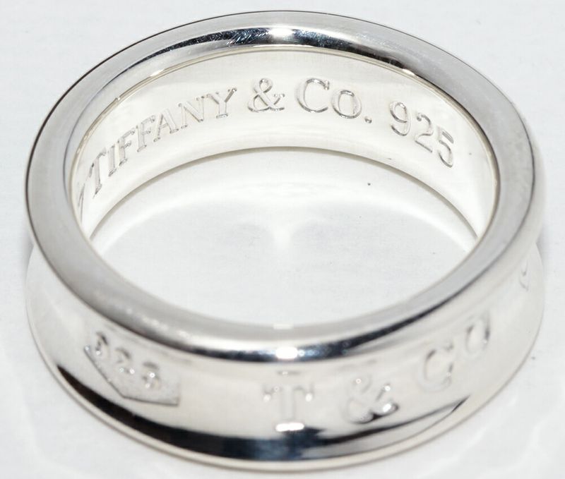 Tiffany & Co Ring SV 1837ring Medium Width 7mm (028in)