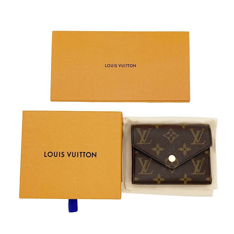 Louis Vuitton Portefeuille Victorine Trifold Wallet Monogram Canvas M62472
