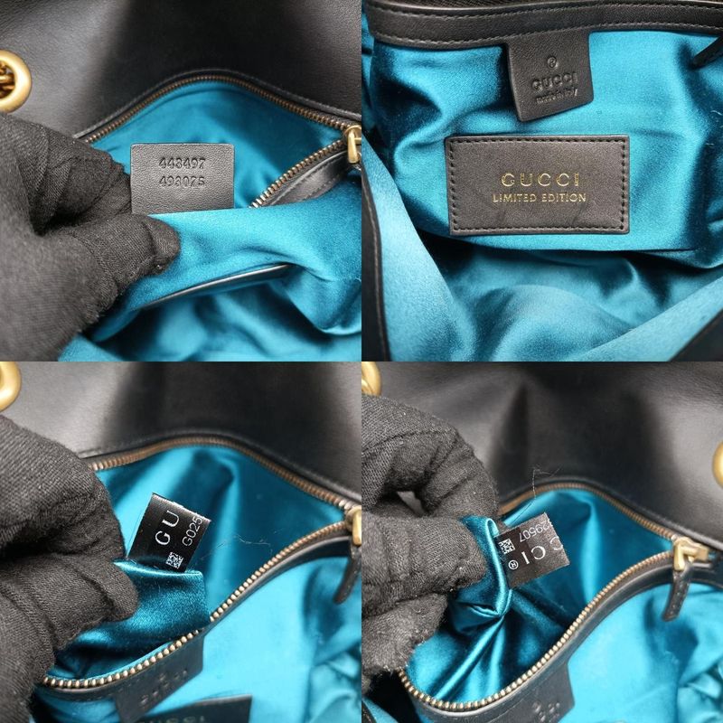 Guccigg Marmont Black Velour 443497 G025329507