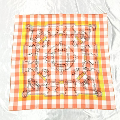 Hermes Carre 90 100% Silk Nors Et Courmettes