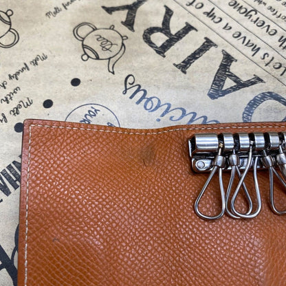 Hermes Key Case 5 Keys Brown Hook Bearn Key Holder — view 10