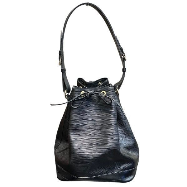 Louis Vuitton Epi Noe Drawstring Noir Black Shoulder Bag Tote