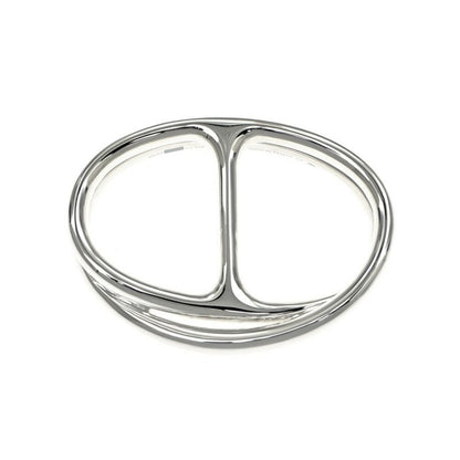 Hermes Chaine Dancre Punk Double Ring Size 53 AG 925 Silver