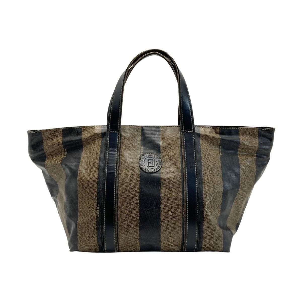 Fendi Pecan Mini Tote Brown Leather Handbag