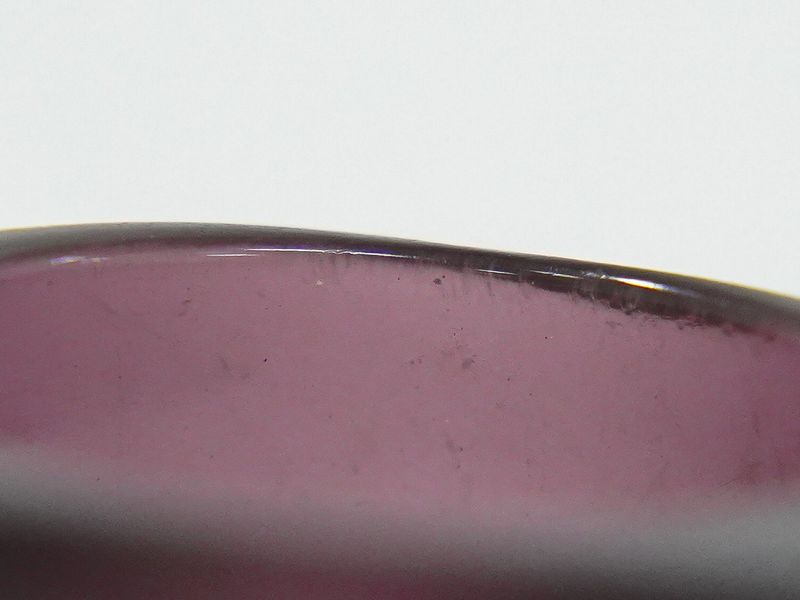 Authentic Chanel Logo Ring No.13.5 Plastic Purple Beige Accessories Jewelry