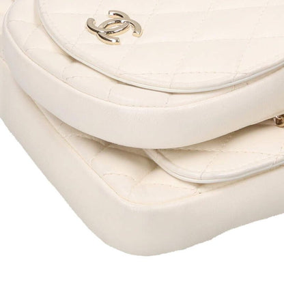 Chanel Lambskin 2-strand Chain Shoulder Bag Women