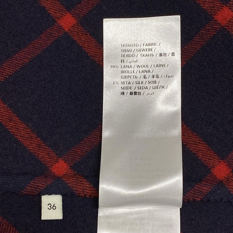 Gucci Poncho Size 36 S Women - 569213 Zabxv Purple And Red Cape/gg Pattern/check