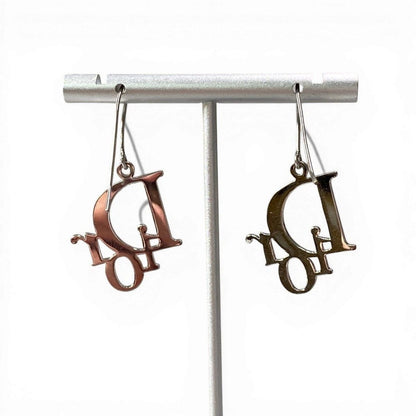Dior D9 Logo Earring — view 4