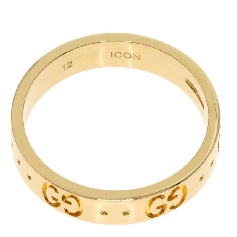Gucci Icon #12 Ring - 18K Yellow Gold Ladies