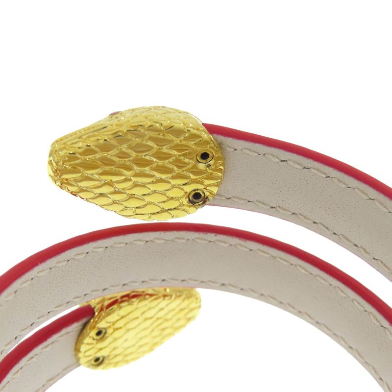 Bvlgari Bulgari Serpenti Bracelet Leather Women