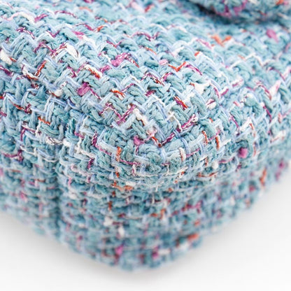 Chanel Chain Shoulder 19 Disneuf 2WAY Shoulder As1160 Tweed Blue Ladies