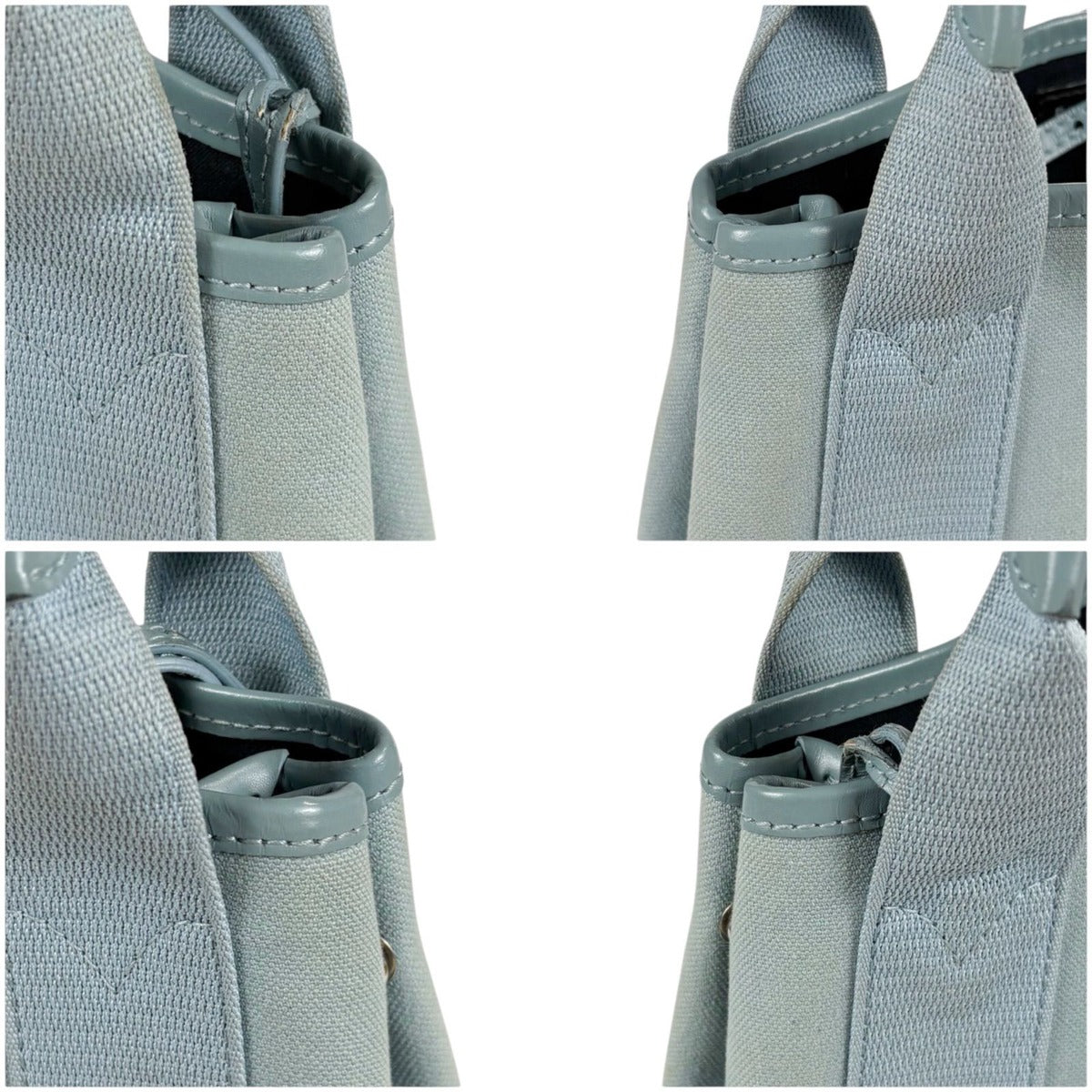Balenciaga Navy Cabas Xxs Mini Tote Shoulder Bag 2-Way Light Blue — view 5