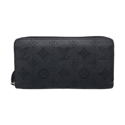 Louis Vuitton Long Wallet Zippy Monogram Mahina Noir Black