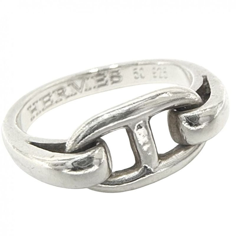 Hermes Rings Womens Chaine Dancre Ring Accessory Jewelry Small Size 50