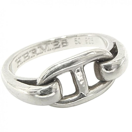 Hermes Rings Chaine Dancre Ring Accessory Jewelry Small Size 50