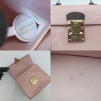 Louis Vuitton Sprung Street PM Rose Ballerine Vernis ×monogram Canvas M90468nz31