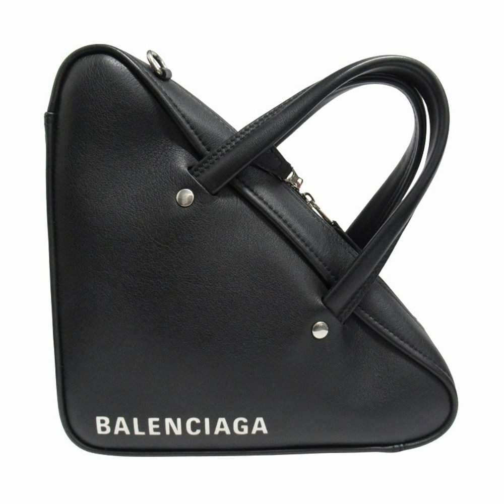 Balenciaga Triangle Duffel XS Shoulder Bag Crossbody Logo Black