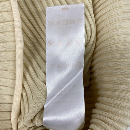 Louis Vuitton One Point Logo Tight Rib Knit Long Sleeve M Ivory — view 9