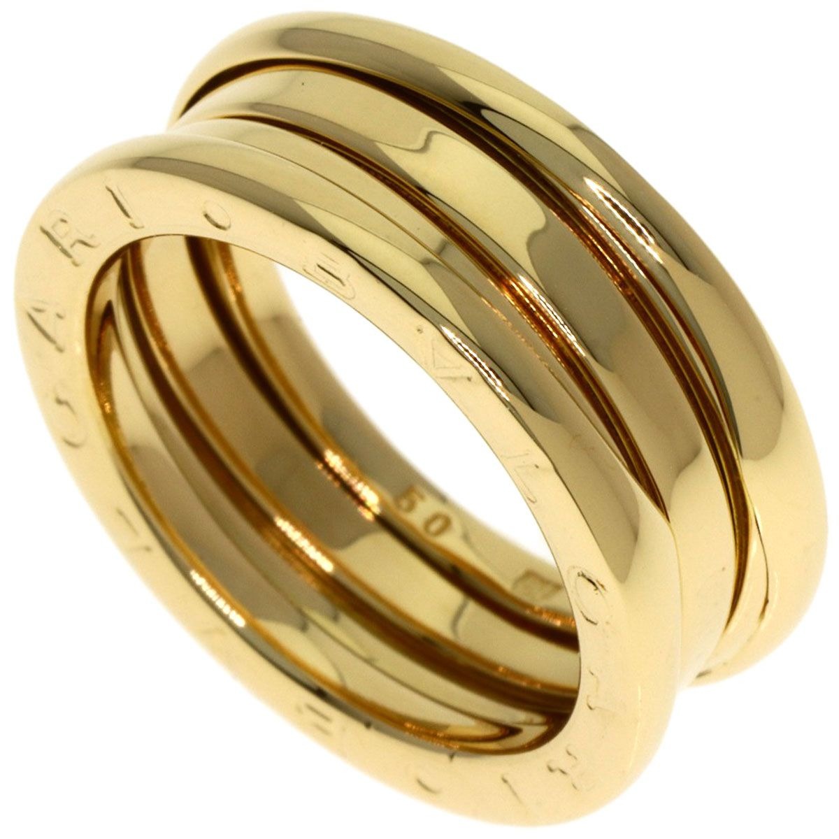 Bvlgari B-zero One Band 50 Ring 18k Yellow Gold