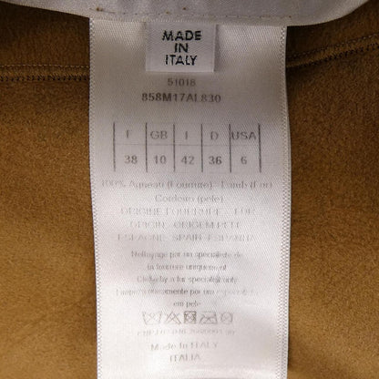 Dior Mouton Coat Brown 42 — view 3