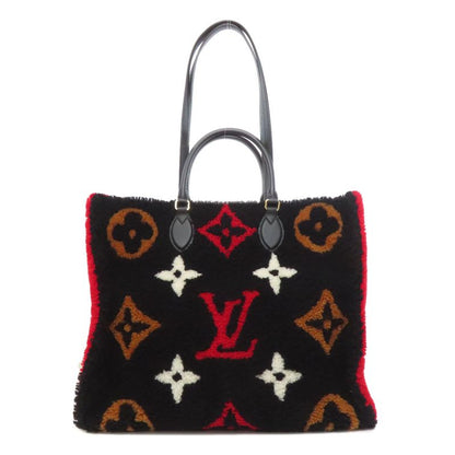Louis Vuitton M55421 Monogram - Teddy On The Go GM Tote Bag Shearling Women