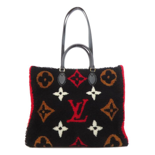 Louis Vuitton M55421 Monogram - Teddy On The Go GM Tote Bag Shearling Women