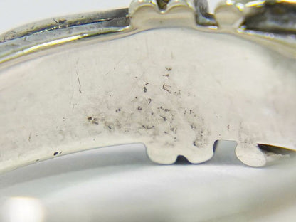 Authentic Hermes Santure Belt Motif 925 Ring No 12.5 Silver Accessories Jewelry