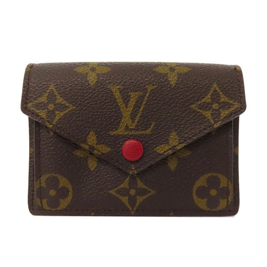 Louis Vuitton M93802 Porte Feuille Marie Card Case Monogram Canvas Women