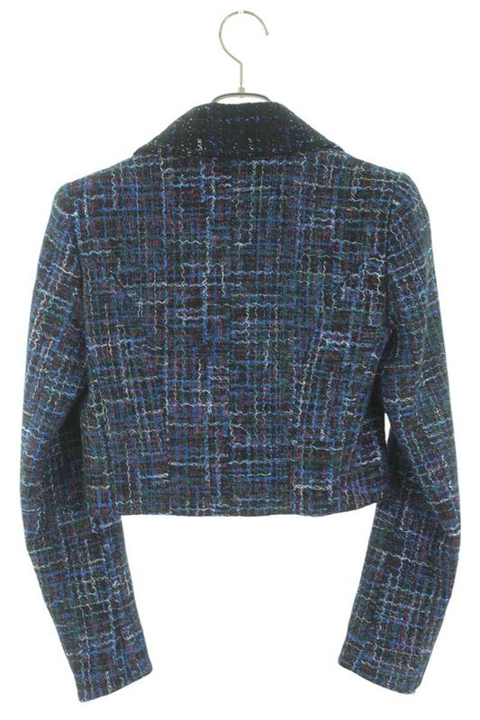 Chanel P72401v63978 Tweed Cropped Double Jacket Women 34