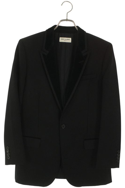 Saint Laurent Paris 14AW 360533 Y575f Tailored Jacket With Lapel Velour