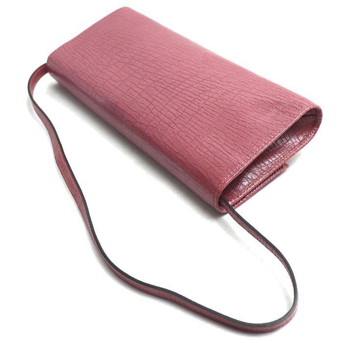 Gucci Party Bag Shoulder Bag Purple 217048 Bamboo Ladies Preowned