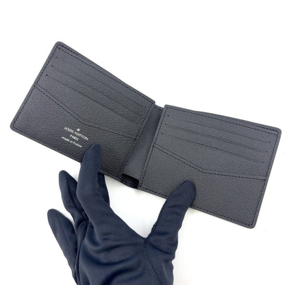 Louis Vuitton Portefeuille Calf Monogram Eclipse Gray Black Wallet — view 3
