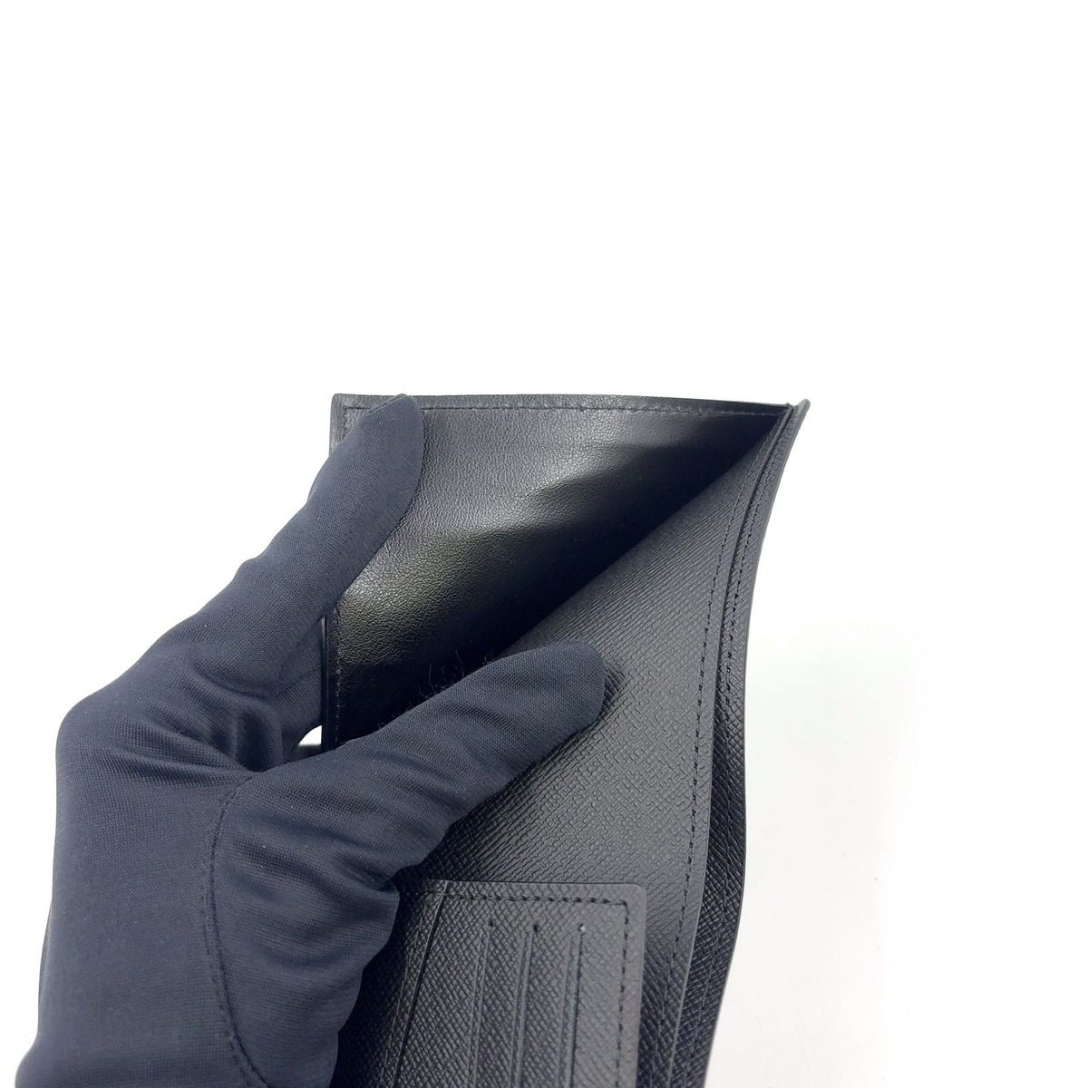 Louis Vuitton Portefeuille Calf Monogram Eclipse Gray Black Wallet — view 6