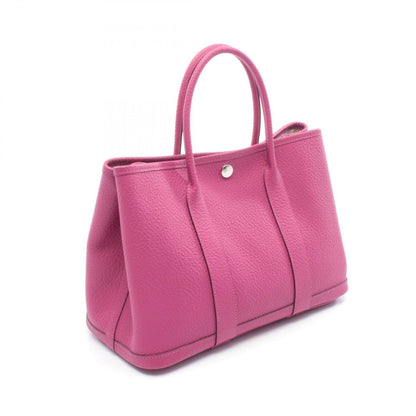Hermes Tote Garden Party TPM Rose Purple Leather Pink — view 2