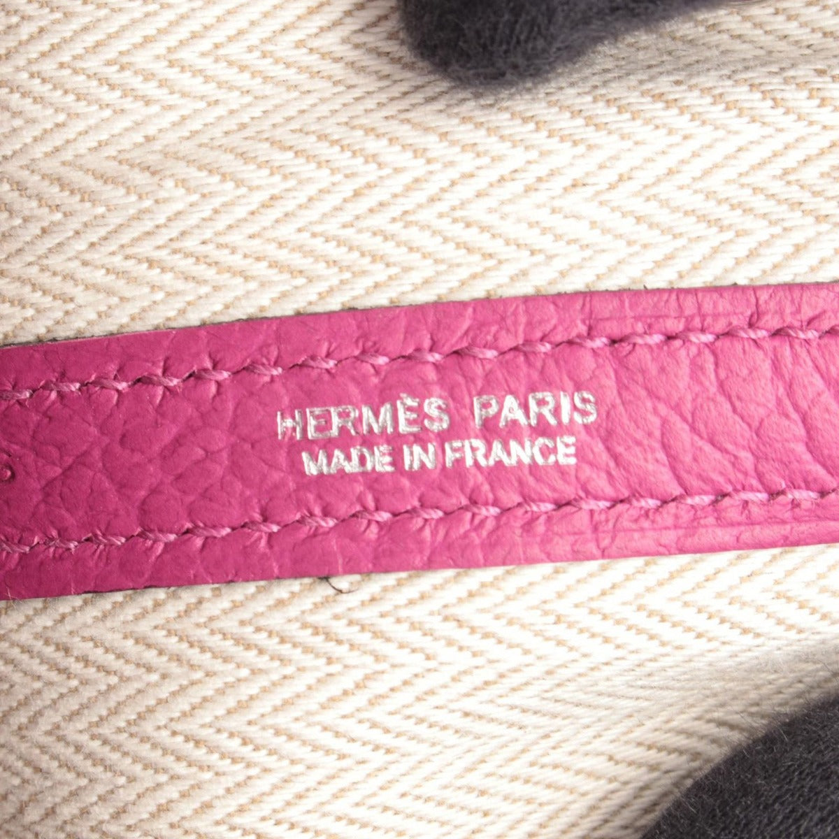 Hermes Tote Garden Party TPM Rose Purple Leather Pink — view 4