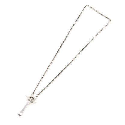 Hermes Clous De Forge Choker Necklace 43cm (1693in) Long Star Ring Silver Sv925